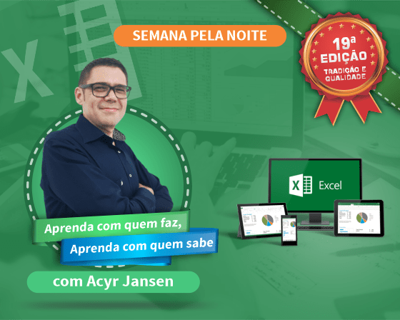 Curso Excel Avançado com Acyr Jansen