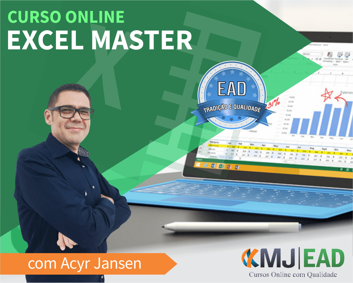 Curso Online de Excel Master com Acyr Jansen